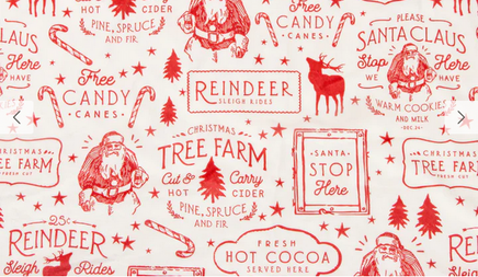 Old Fashioned Christmas Labels Minky Blanket4