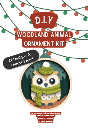 Owl Winter Wonderland Ornament Kit: Animals