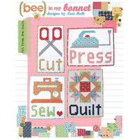 
              Bee in my Bonnet Cut Press Sew Quilt Pattern
            