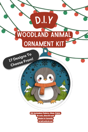 Penguin Winter Wonderland Ornament Kit : Animals