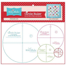 Lori Holt Circle Ruler Set - 2", 4", 6", 9"