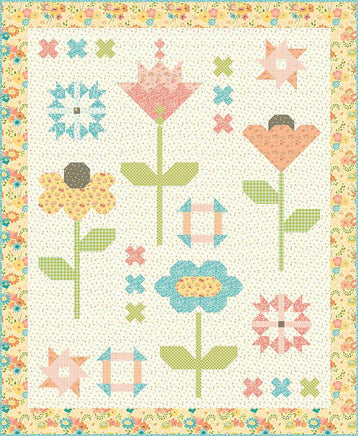 Sandy Gervais Mixed Bouquet Quilt Pattern