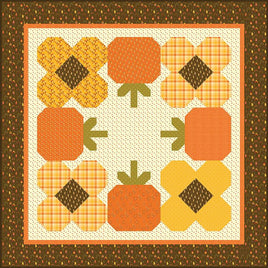 Sandy Gervais Pumpkin Parade Runner and Quilt Pattern