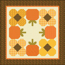 Sandy Gervais Pumpkin Parade Runner and Quilt Pattern