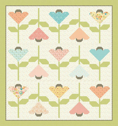 Sandy Gervais Tulip Toss Quilt Pattern