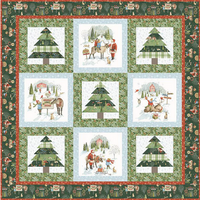 
              Santa's Tree Farm Panel Quilt Kit
            