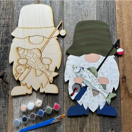 DIY Fishing Gnome Paint Kit