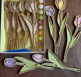 Spring Tulip Decor Gift Craft Painting Kit