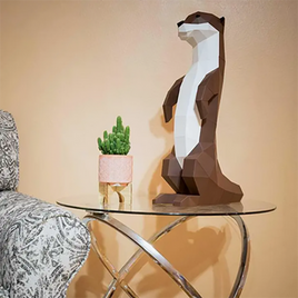 Otter 3D PaperCraft Model Paper Fold Kit