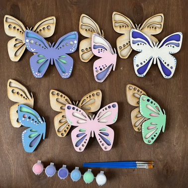 DIY Painting Craft Butterflies Gift Set