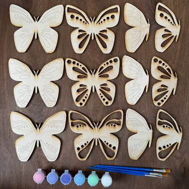 DIY Painting Craft Butterflies Gift Craft Set