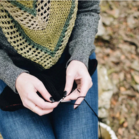 
              Hibiscus Shawl Knitting Kit from Darn Good Yarn
            