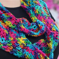 
              Ripple Infinity Scarf Crochet Kit from Darn Good Yarn
            