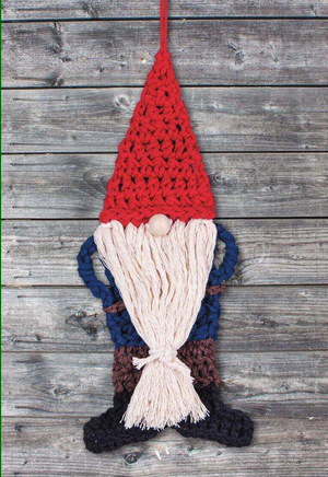 Gnome -- Made with Crochet