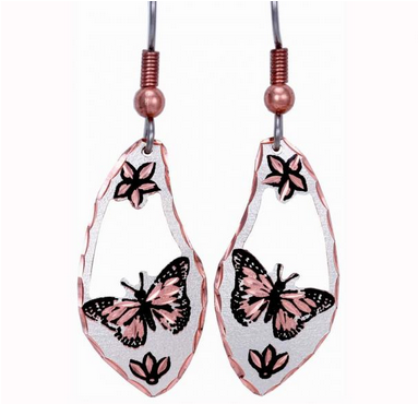 Butterfly Handmade Cut Out Earrings