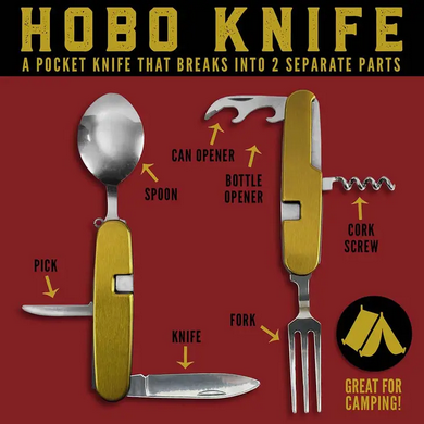 Hobo Knife - for Camping, and Outdoor Fun