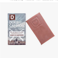 
              Big Ass Brick of Soap - Leaf and Leather 4
            