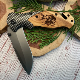 Catfish Laser Art Etched Knife
