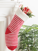 
              Peppermint Stick Stocking Crochet Kit
            