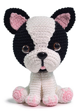 Amigurumi Art Cats & Dogs Kit - French Bulldog