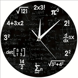 Mathematical Equations Clock 1