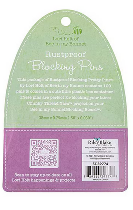 Lori Holt Rustproof Blocking Pretty Pins™