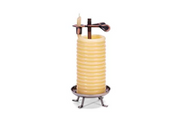 
              48-Hour Tall Candle, Natural Beeswax with Cotton Wick
            