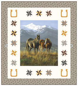 Smoky Valley Panel Quilt Boxed Kit