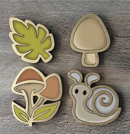 Snail Magnet Set 3