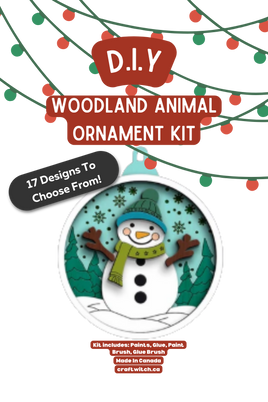 Snowman Winter Wonderland Ornament Kit: Animals