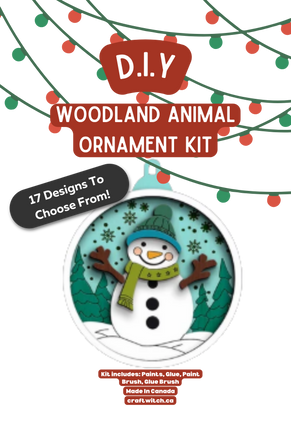 Snowman Winter Wonderland Ornament Kit: Animals
