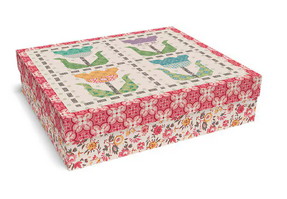 Stitched Tulips Quilt Boxed Kit2