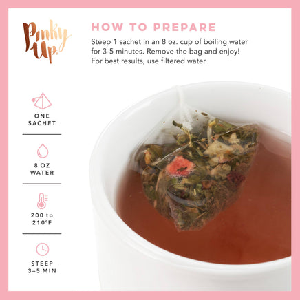 Strawberry Mint Herbal Tea  15 Sachets 8