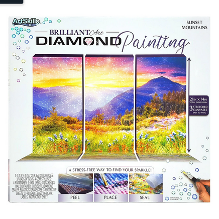 Sunset Mountains Diamond Art Painting