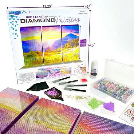 Sunset Mountains Diamond Art Painting 8