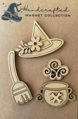 Witch Theme Magnet Set