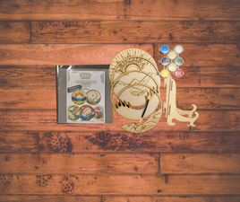Wooden Stained Glass Paint Kit-Sunrise 2