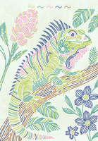 
              FlowArt -Trace By Line Tropical Paradise
            