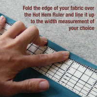 
              Hot Hem Ruler - More than just an ironing tool !
            