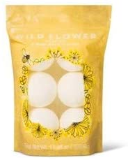 Tri-Coastal Wild Flowers Scented Mini Bath Fizzers 6 Piece Pack