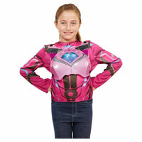 
              Power Rangers Pink Deluxe Ranger Dress Up Set with Light Up Chest Armor
            