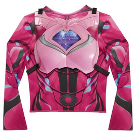 Power Rangers Pink Deluxe Ranger Dress Up Set with Light Up Chest Armor
