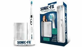 Sonic-FX Toothbrush With UV Sanitizer With 4 Brush Heads (White)