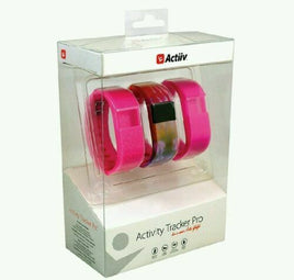 ACTIIV Zenixx Glow/Solid/Tie-Dye Bundle Activity Tracker Pro - Pink