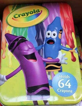 Crayola Tin Storage Box - Tins hold up to 64 crayons (not included)