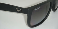 
              RB 4165 622/T3 55MM Ray-Ban JUSTIN RUBBER BLACK / GREY GRADIENT POLARIZED
            