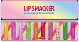 Lip Smacker Party Pack with Flavoured Lip Balm (10 pcs) in Tin Can