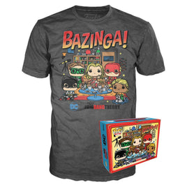 POP! Funko 2019 Summer Convention Exclusive Tee Big Bang Theory Bazinga Size Medium (M)