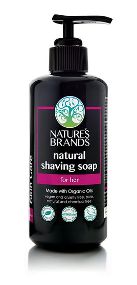 Herbal Choice Mari Shaving Soap m/w Organic For Her 200ml/ 6.8oz Pump
