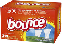 
              Bounce Fabric Softener Sheets, Outdoor Fresh, 240 ea
            